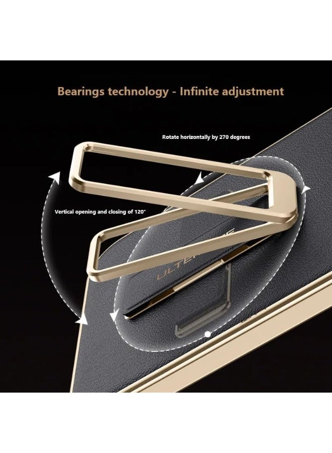 عام غطاء جلد متوافق مع هونر ماجيك 8 برو، حماية شاملة لعدسة الكاميرا، معصم مغناطيسي قابل للسحب، حامل دوار معدني، غطاء واقي مقاوم للصدمات. - Image 2